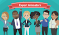 create 2d animation video or 2d animated explainer video