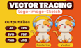 recreate, remake, redraw, and vector trace in adobe illustrator