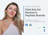 manage your meta and google ads for research peptides brands