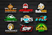 create premium 3d professional modern business logo designs