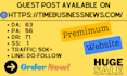 provide high quality guest posts on time business news