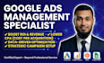 be a manager of google ads adwards ppc pmax for your local business