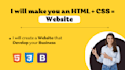 create and implement websites with bootstrap, HTML, CSS