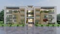 create 3d exterior rendering of house, commercial, warehouse