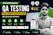 do professional QA testing for your website and mobile app