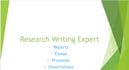 do research, case study analysis and summaries writing