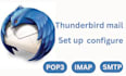 configure thunderbird email, smtp server, pop3, imap, mail