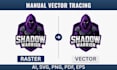 convert logo to vector and vectorize your low res image