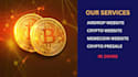 build crypto airdrop, crypto presale website, token website, icon website