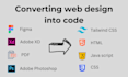 do figma to stunning html, tailwind css website