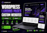 design a responsive wordpress or custom coded website