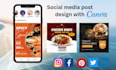 design unique social media posts with canva templates
