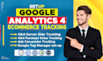 setup google analytics 4,server side ga4 ecommerce tracking via GTM