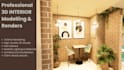 do interior rendering with cinematic lighting and materials