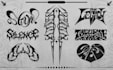 create awesome metal, y2k, psychedelic font logo