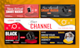 design website header, web banner, facebook cover and ads