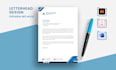 design professional looking letterhead editable ms word template