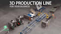 create realistic 3d industrial automation animation