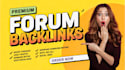 do USA niche relevant forum backlinks