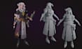 make stylized 3d characters for games and  animation