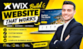 design or redesign wix business website with smart ai and converting design