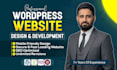 create clean and modern wordpress website design