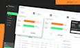 create insightful dashboard ui ux design for saas web app