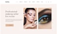do professional makeup artist website development