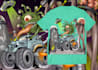 draw monster rat fink for tshirt, poster, and album cover