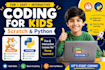 teach kids scratch and python coding in a fun way
