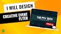 design creative event flyer