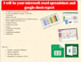 be your microsoft excel  spreadsheet and google sheet expert