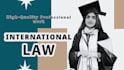write articles on international law