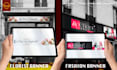 design professional banners for stores and websites