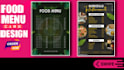 do restaurant menu design, food menu design