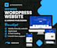 develop basic website, landing page design using wordpress