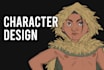 create 2d character design for you