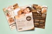 design a luxury spa, massage, wellness, and beauty salon menu or skincare flyer