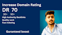 increase ahrefs dr domain rating 0 to 60