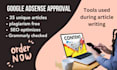 write amazing SEO optimized google adsense articles