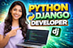 do responsive website development in django