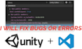 fix bugs and errors in your unity game