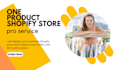 design a modern high converting shopify dropshipping store