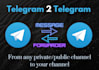 setup a telegram bot to auto forward messages 24 7