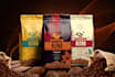 create premium coffee bag, coffee pouch, coffee label, sticker packaging design