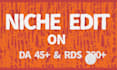 do link insertion niche edit on genuine aged guest post