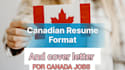 write a canadian cv or resume and cover letter