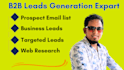 do lead generation, email list building, prospecting list