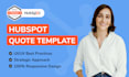 design and develop a hubspot customized quote template