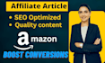 write amazon affiliate articles with buying guide